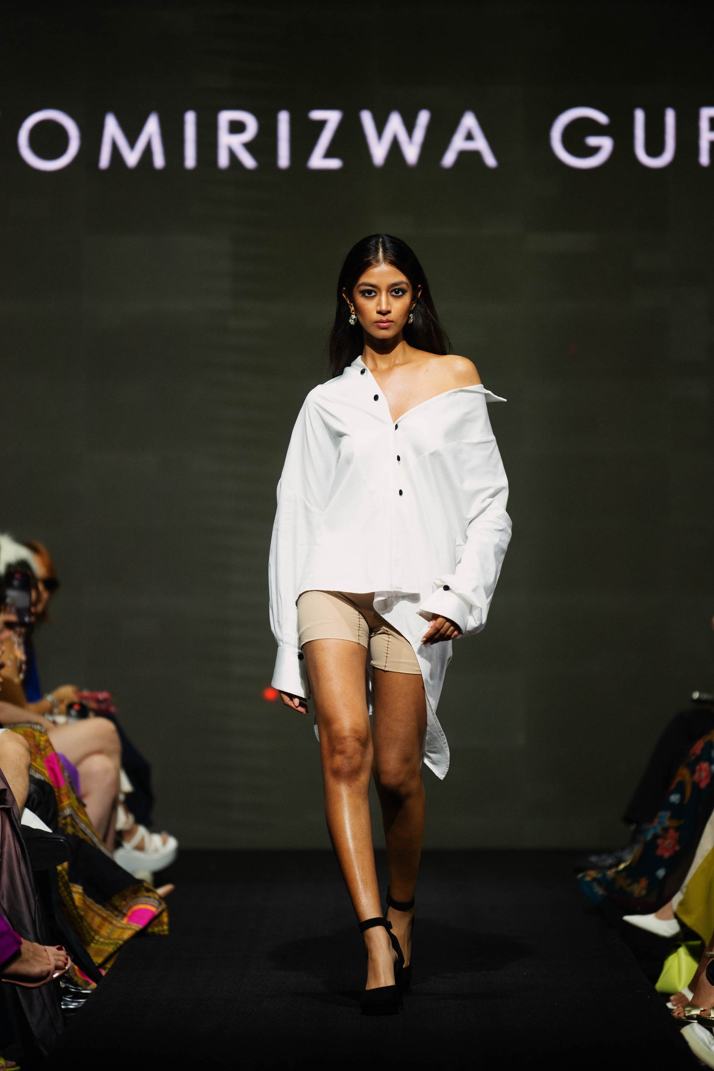 GOLIGHTLY TUXEDO SHIRT DRESS