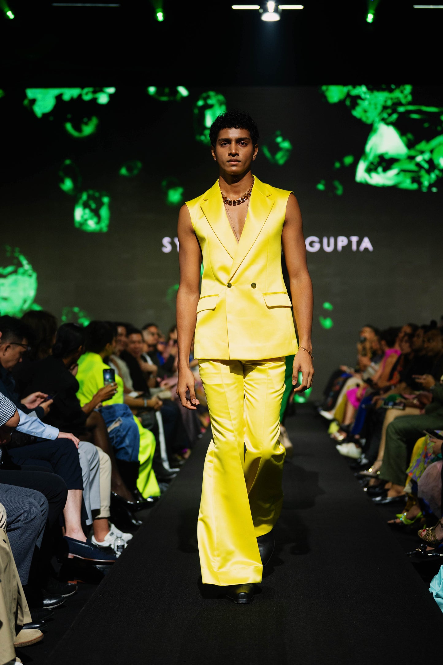 DOUBLE BREASTED VEST & BELL BOTTOM TROUSERS