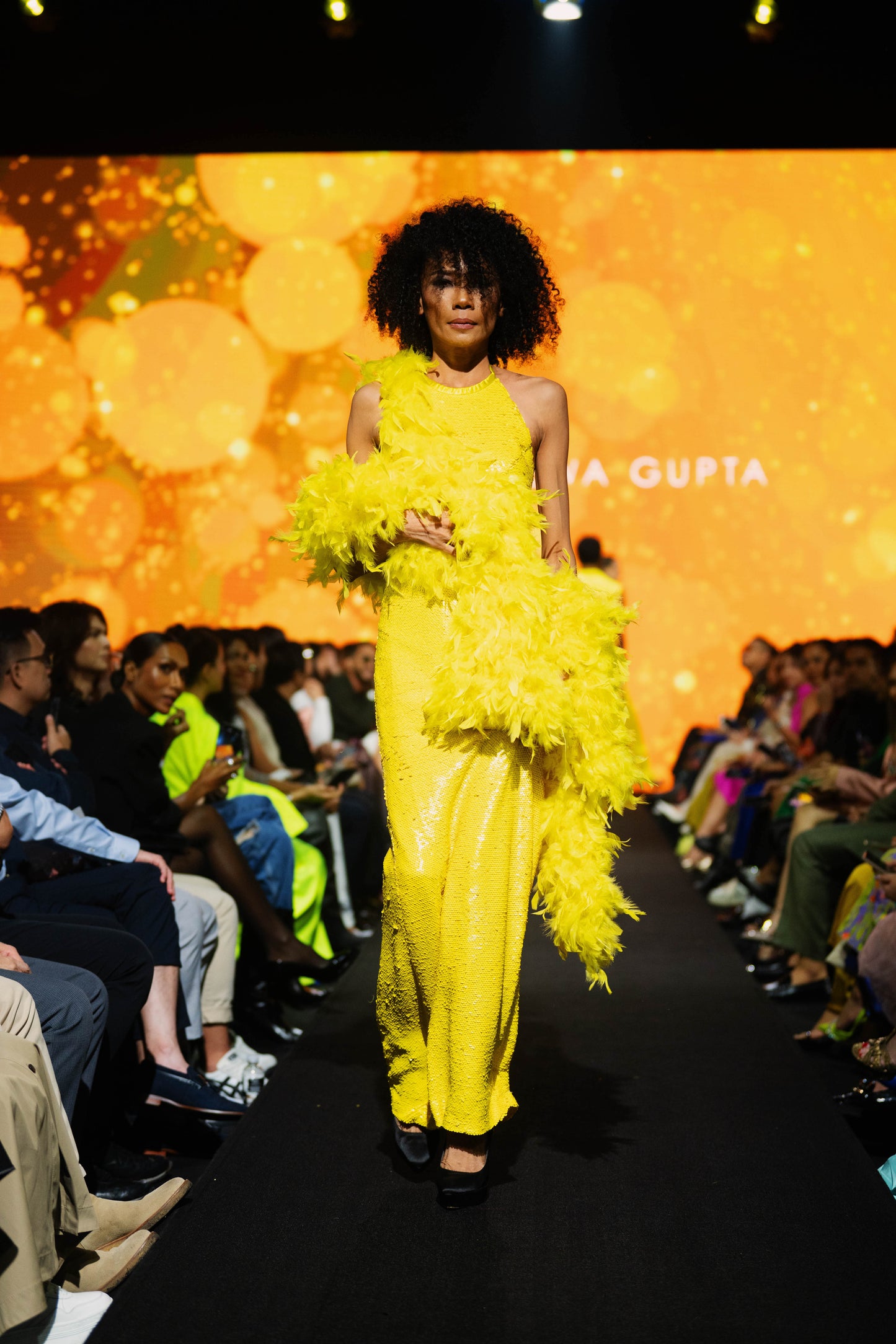 HALTER SEQUIN DRESS W CUT OUT