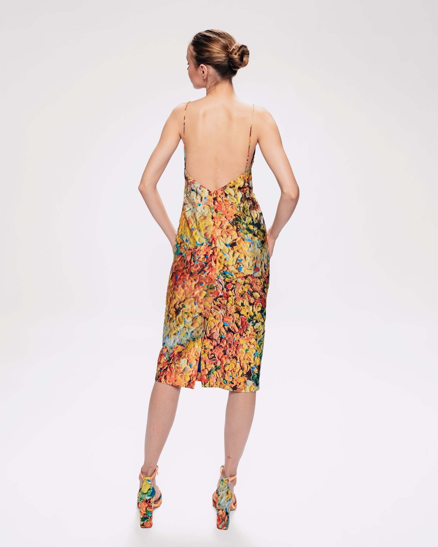 Flower slip on dress
