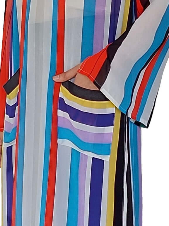 Demure Striped Tunic