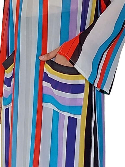 Demure Striped Tunic