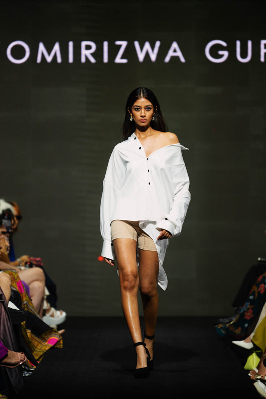 GOLIGHTLY TUXEDO SHIRT DRESS