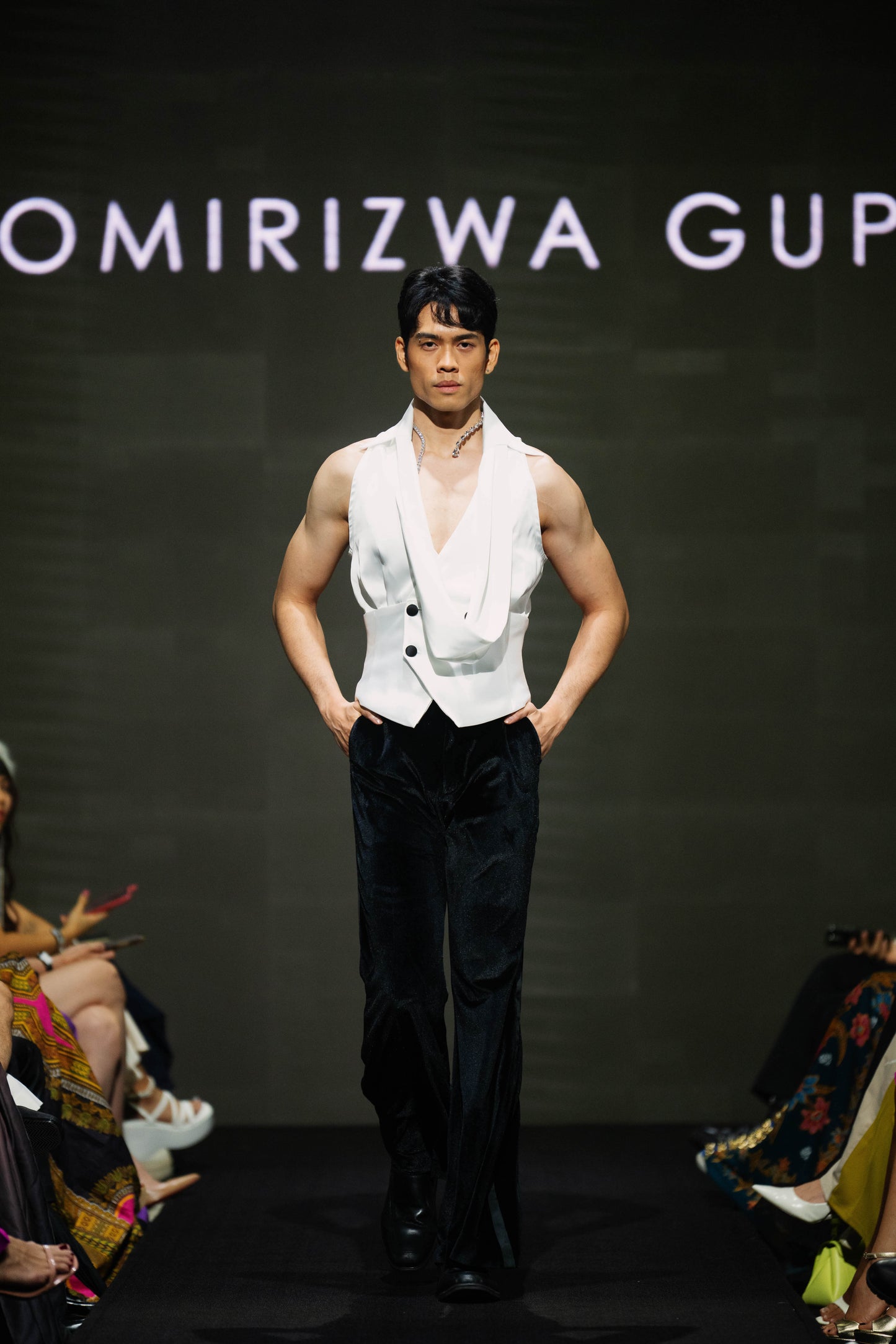 TUXEDO VEST & BELLBOTTOM TROUSERS