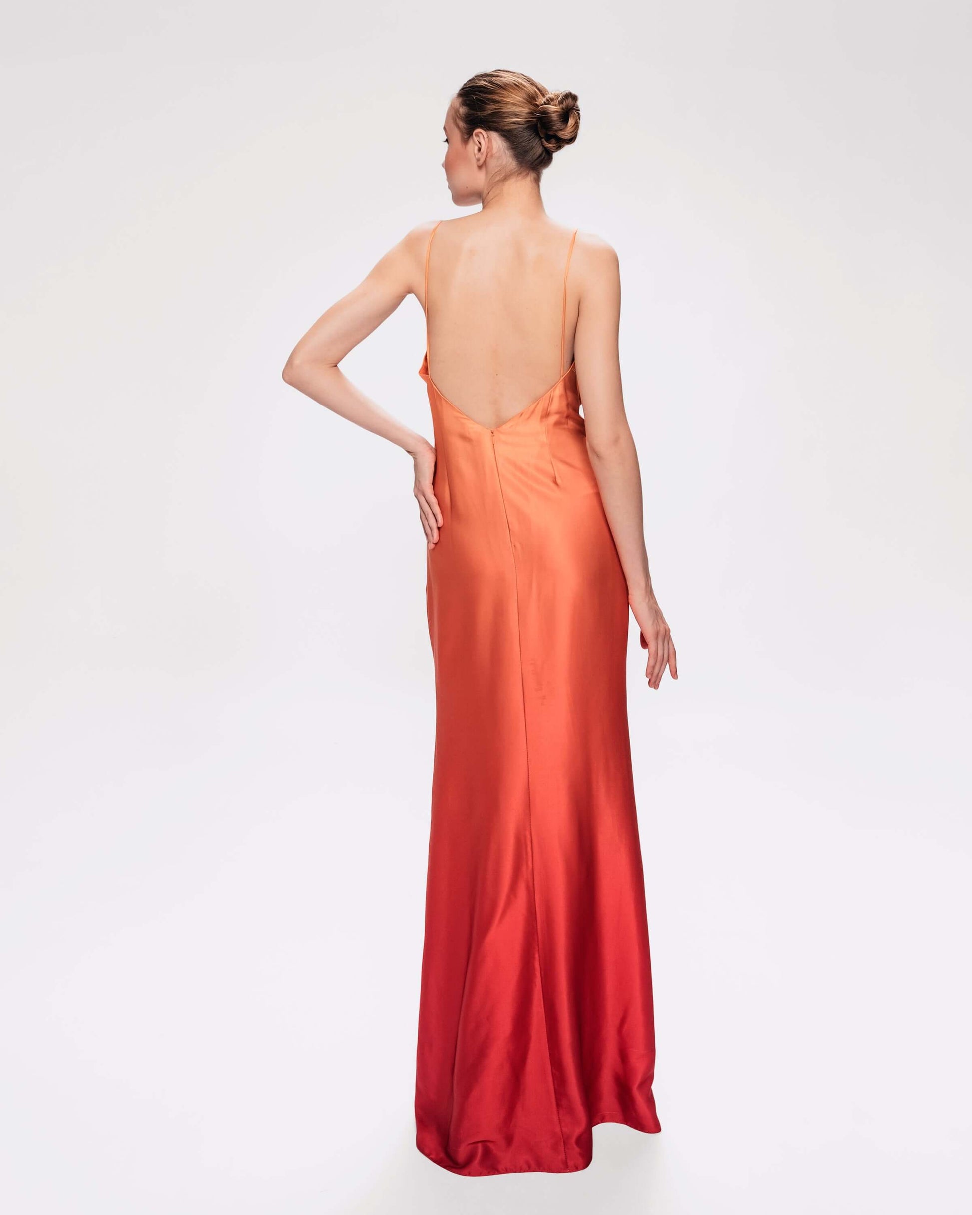 Sunset dress - Long ombre spaghetti slip-on dress syomirizwagupta Sunset dress - Long ombre spaghetti slip-on dress syomirizwagupta