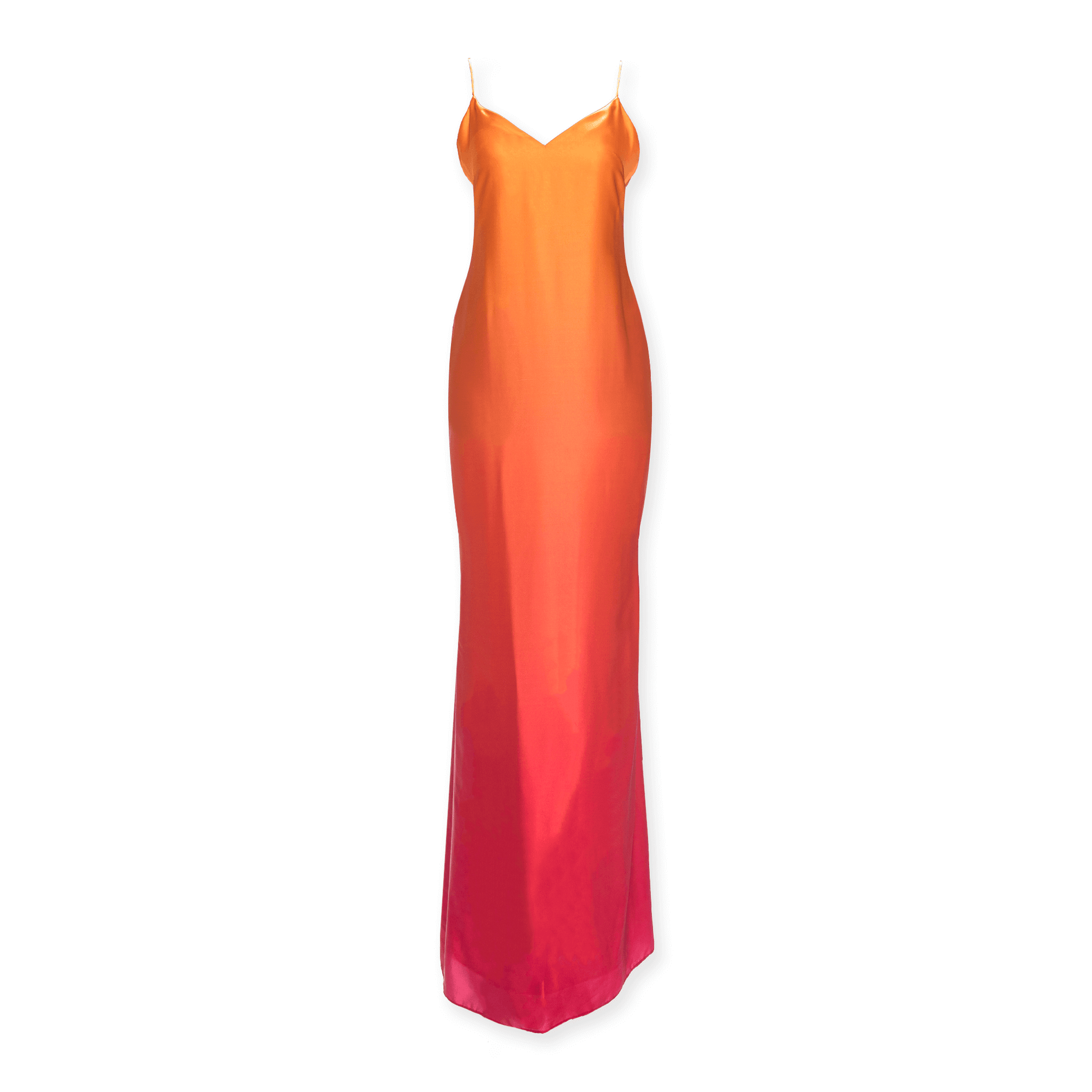 Sunset dress - Long ombre spaghetti slip-on dress syomirizwagupta Sunset dress - Long ombre spaghetti slip-on dress syomirizwagupta